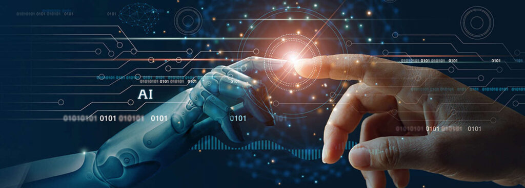 Artificial Intelligence powering marketing strategies visualization