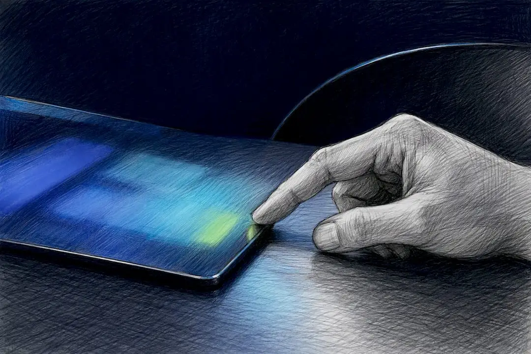 Hand testing a touchscreen microinteraction