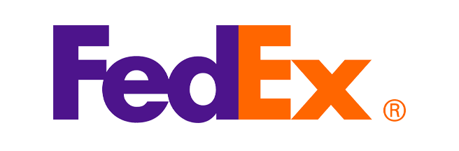 FedEx logo representing global shipping, logistics, and supply chain services