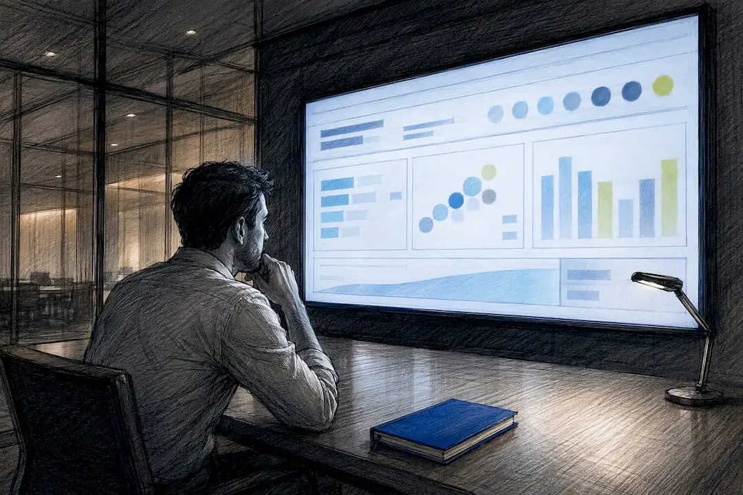 Analyst reviewing fit and engagement scores