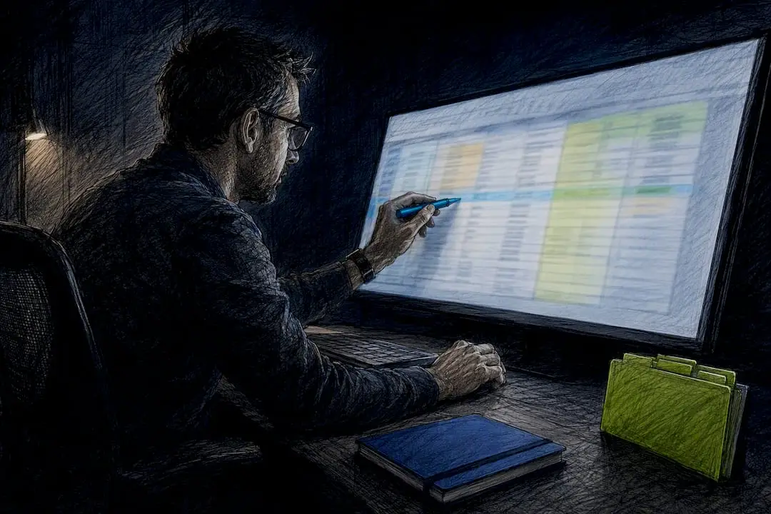 SEO lead reviewing a redirect map