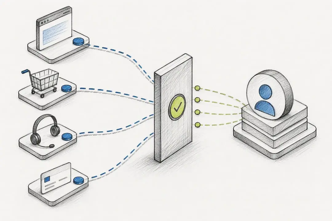 Anonymous signals passing through consent gate