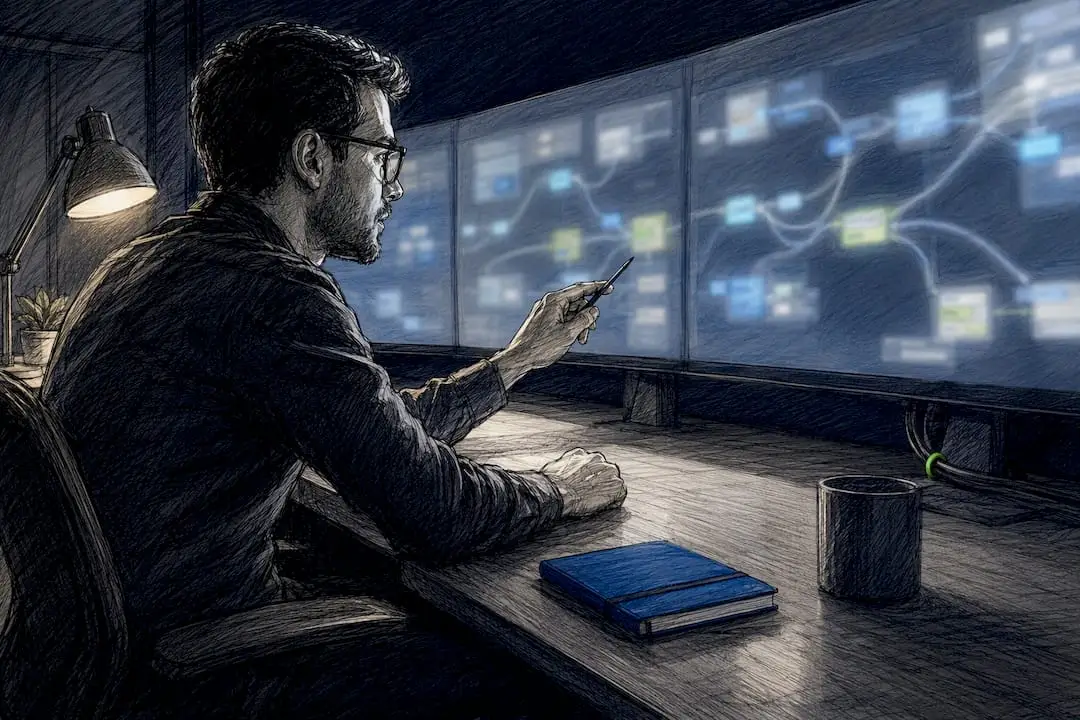 Analyst monitoring real-time customer journeys