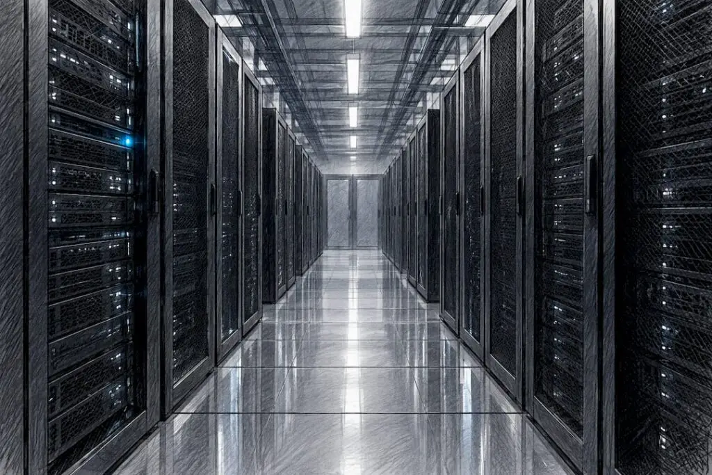 Server infrastructure supporting rendered web pages
