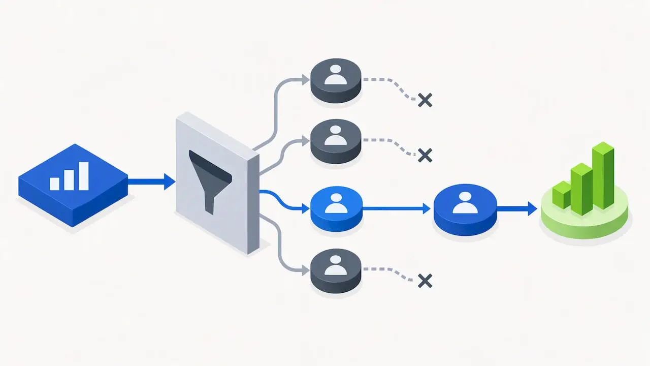 KPI-led influencer selection flow
