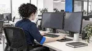 Marketing specialist reviewing CRM lead field mapping