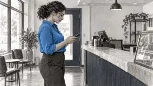 Marketing lead testing conversational AI on phone