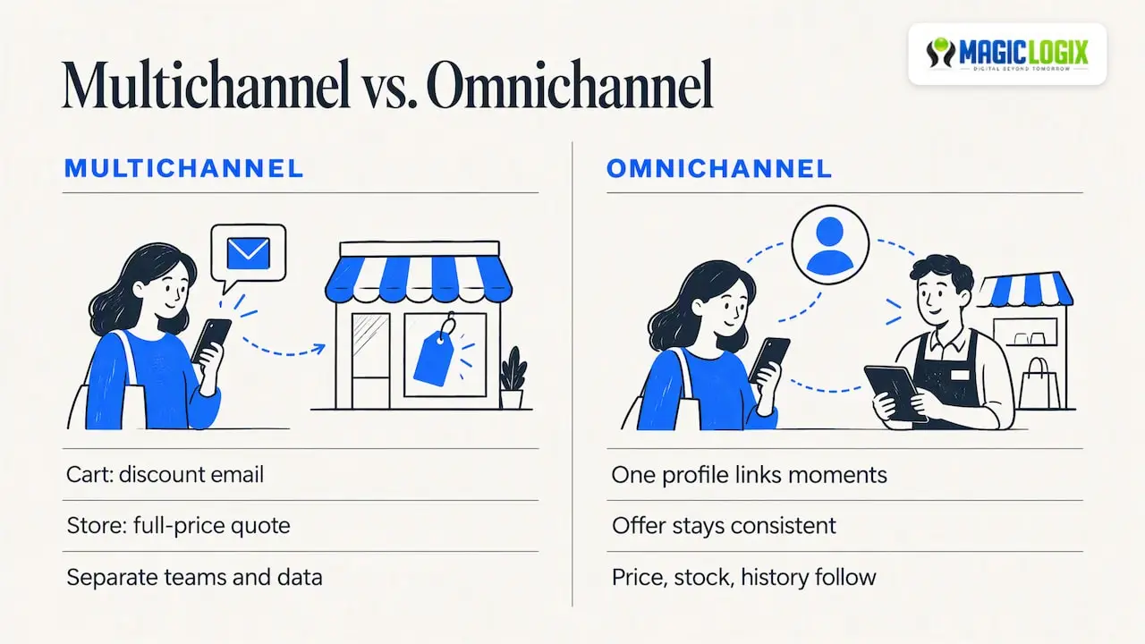 Comparison of disconnected and unified customer experiences