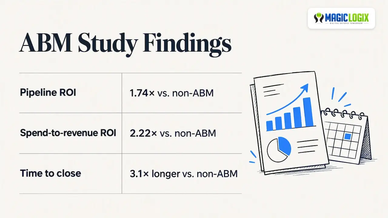 ABM ROI findings and longer deal cycle