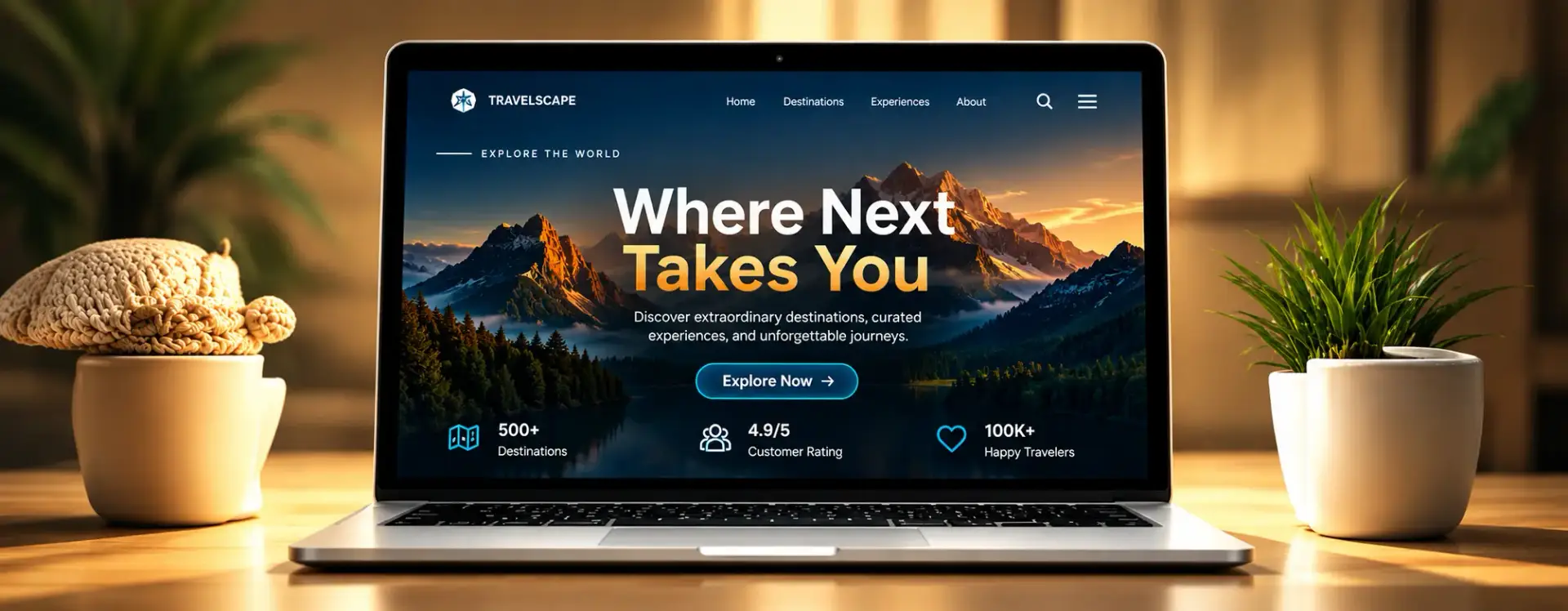 Horizon Travel website redesign project by Magic Logix